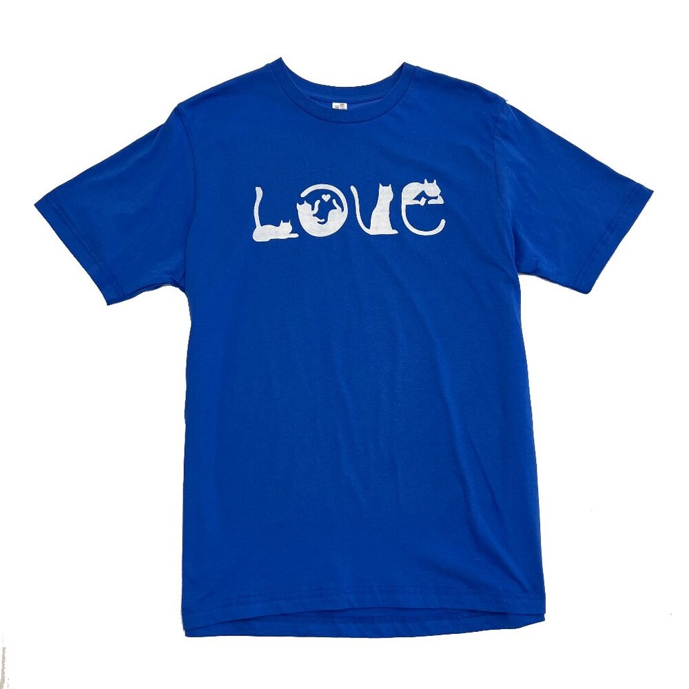 Cat Kitten Love T-shirt unisex womens L New